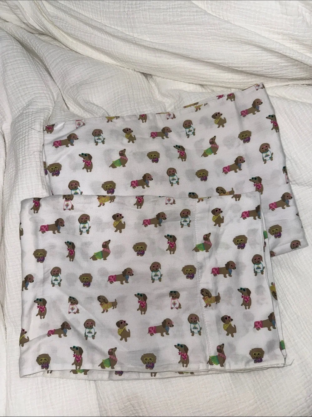 Cute Dachshund Pillow Cases (2) - Standard